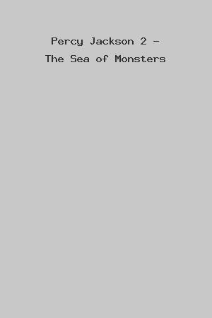 Percy Jackson 2 - The Sea of Monsters cover